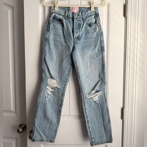 REVICE Vintage Blue Straight Leg Jeans